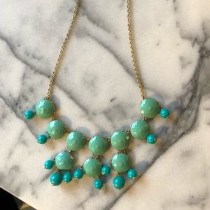 J.crew turquoise bubble necklace